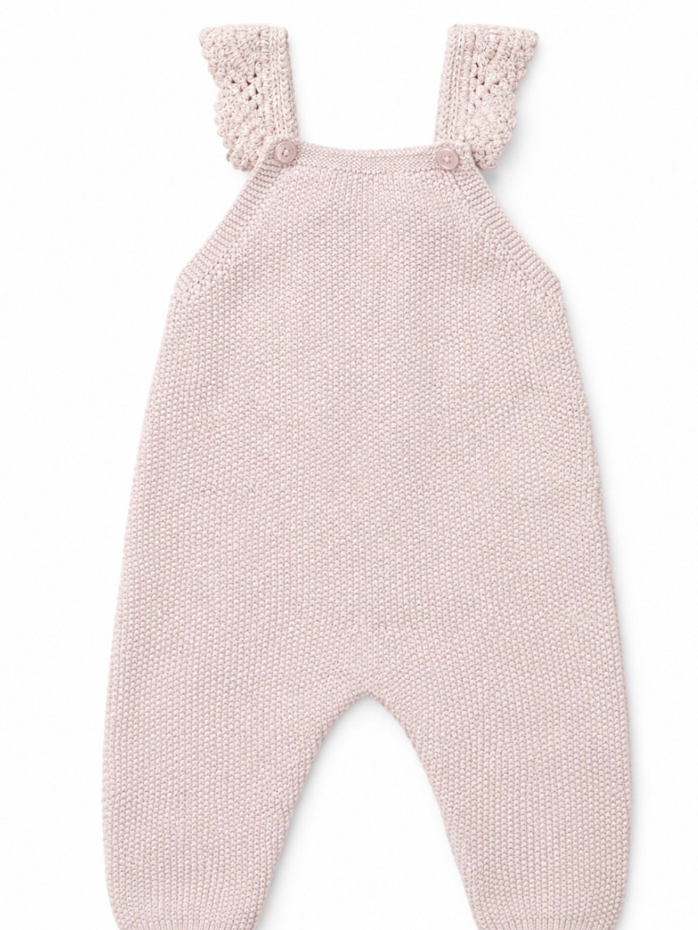 Zara Knit Overalls in Dusty Pink